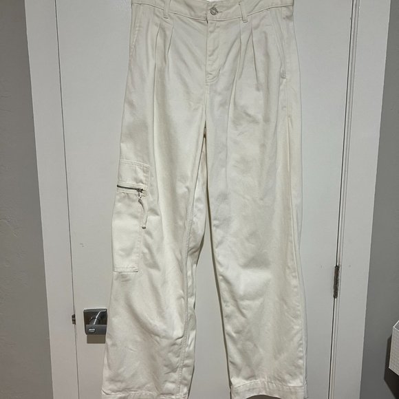 Mango Wide Leg Jeans with pockets - Size 8 - EUC - Picture 3 of 13